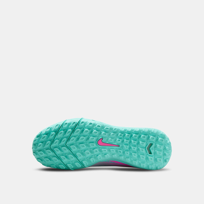 Nike Kids' Mercurial Vapor 16 Academy Turf Ground Football Shoes Green image number 3