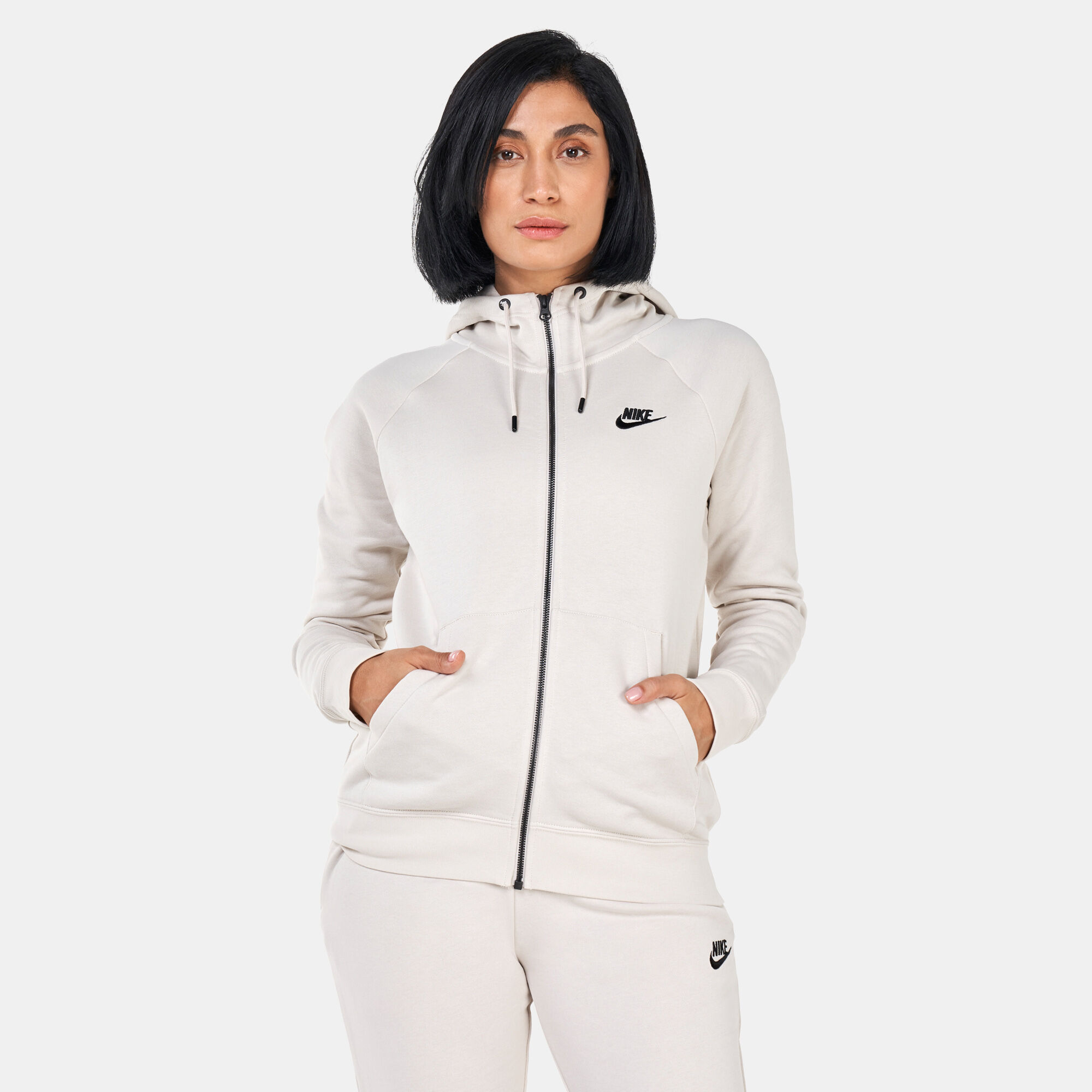 Women's sportswear essential fleece zip hoodie hot sale