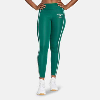 adidas Women's Optime Heritage Training Leggings Green