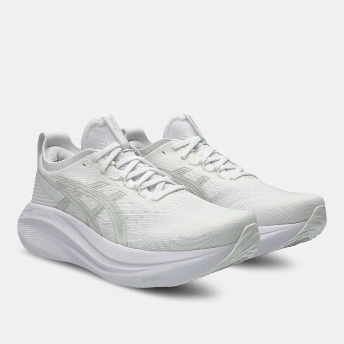 ASICS Men's GEL-NIMBUS 27 Running Shoes White image number 1