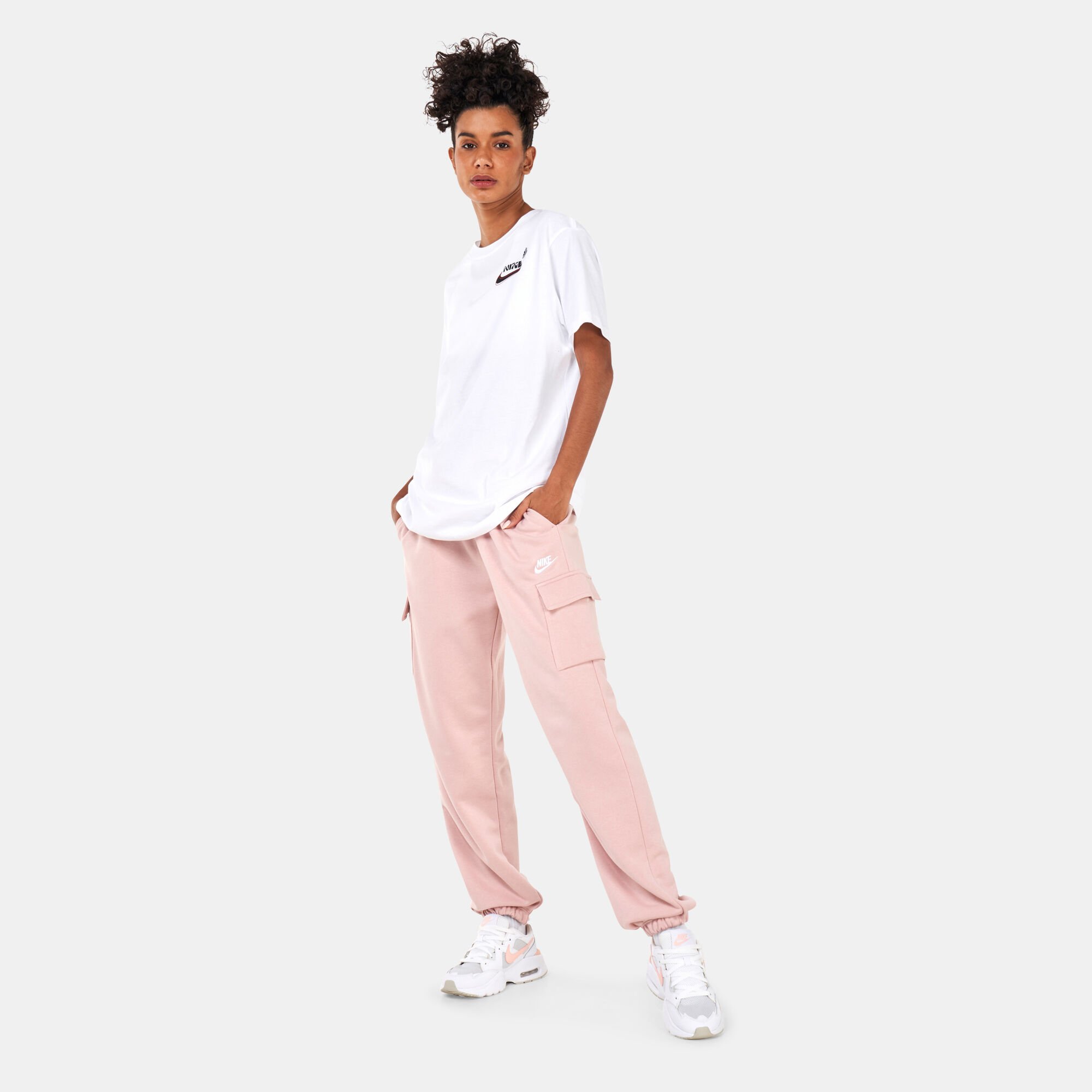 Fleece oversized joggers top