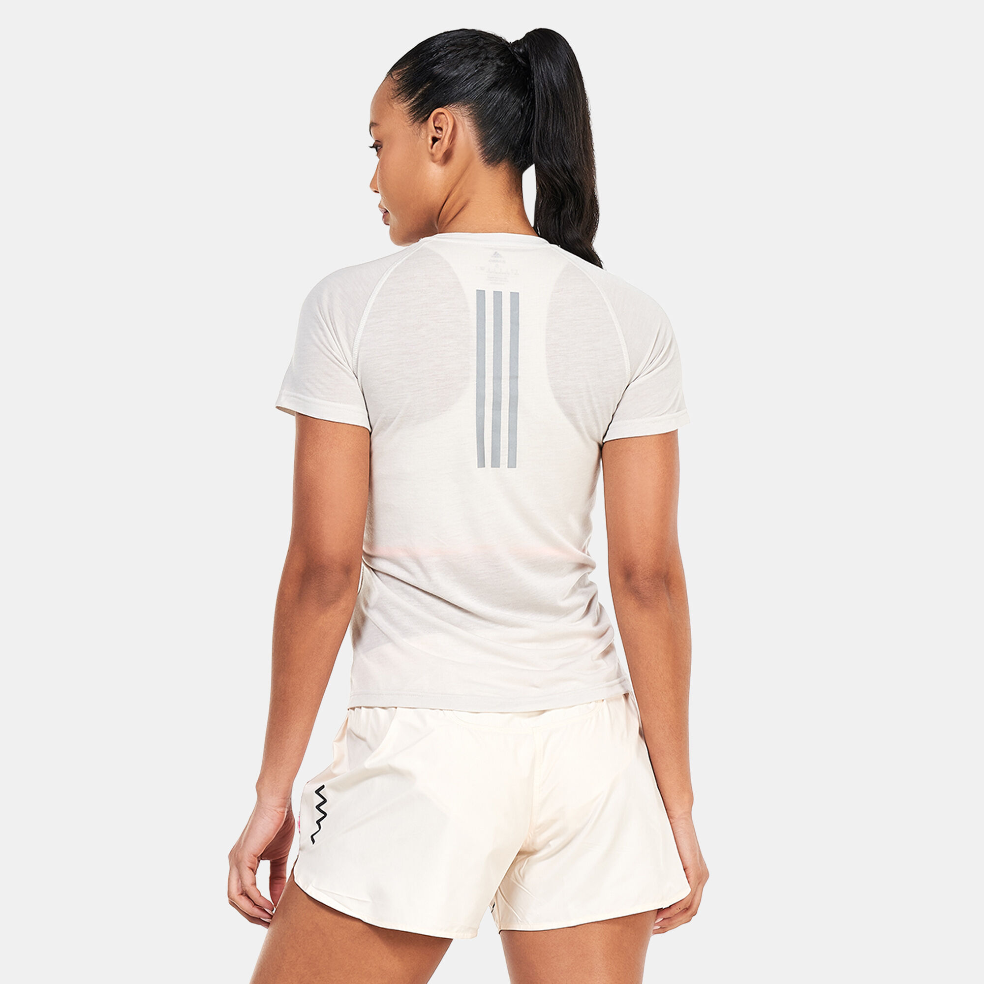 Adidas response running deals t shirt ladies