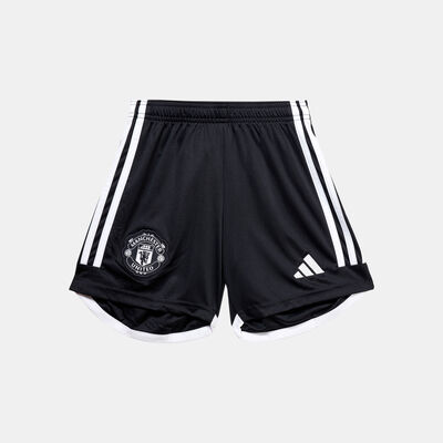 adidas Kids' Manchester United Away Shorts - 2023/24 Black