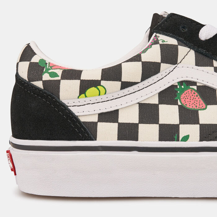 Vans Fruit Checkerboard Old Skool Unisex Shoe Black image number 5