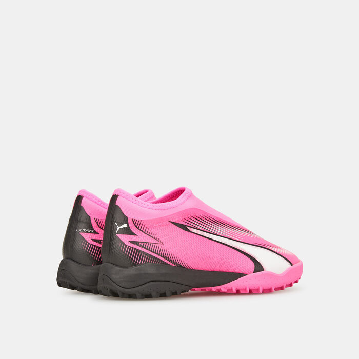 PUMA Kids' ULTRA MATCH LL Turf Ground Football Shoes Pink image number 5