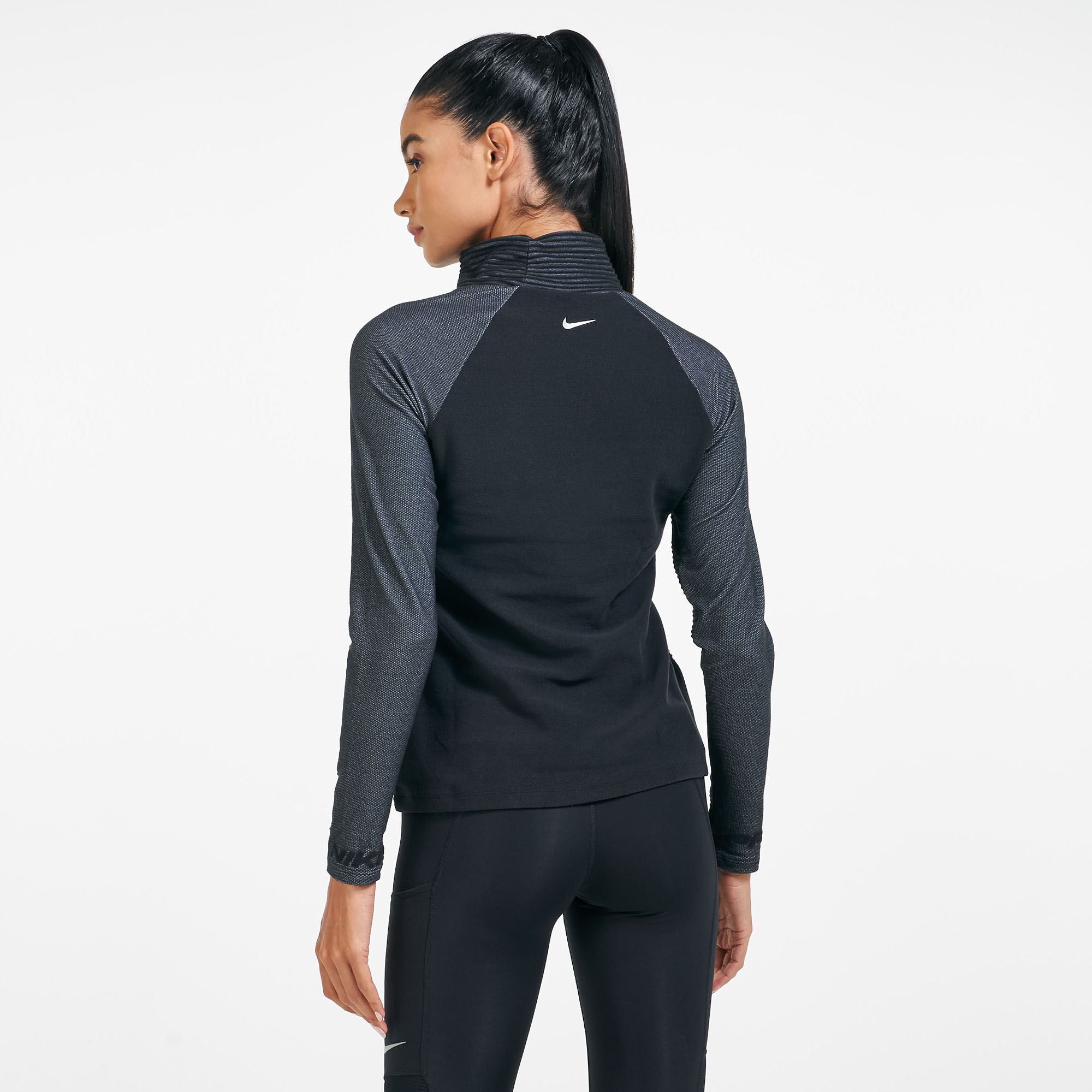 Women s Pro Hyperwarm Long Sleeve T Shirt Red Nike in Kuwait SSS