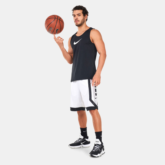 Nike Men's Dri-FIT Elite 10-inch Basketball Shorts White image number 2