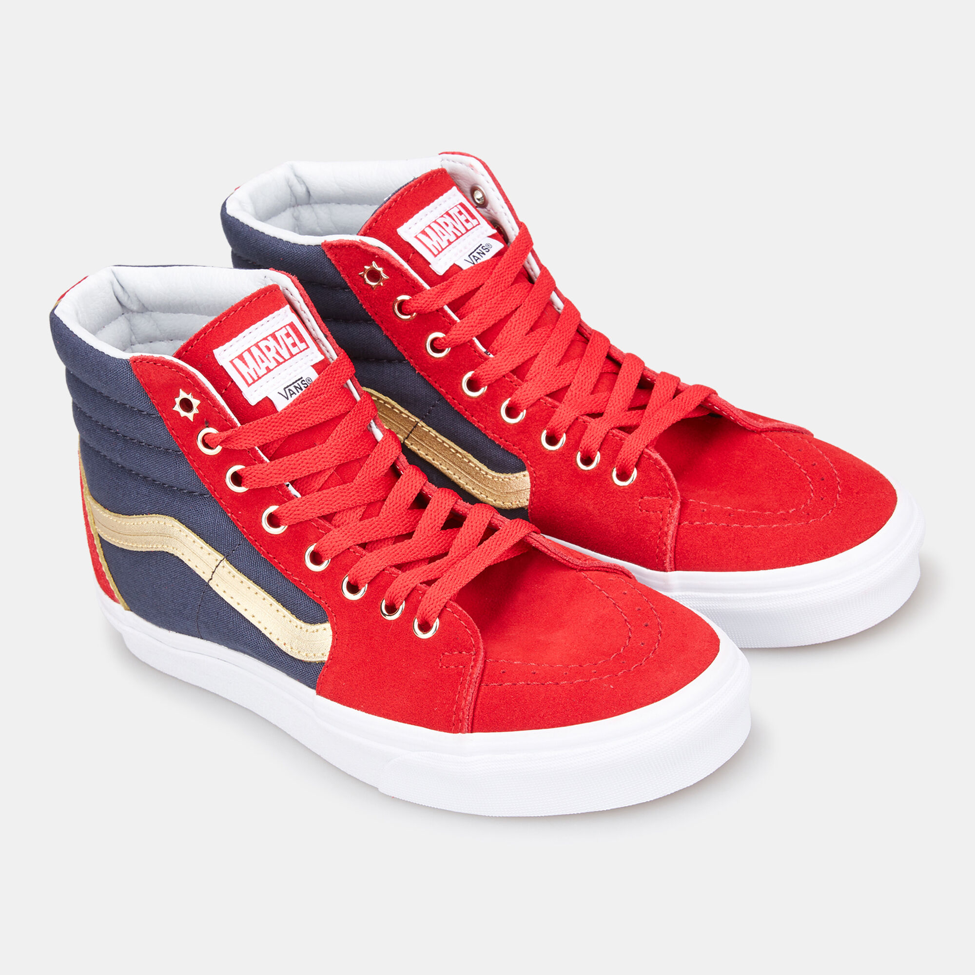 Buy Vans Marvel Sk8 Hi Unisex Shoe Red in Kuwait SSS