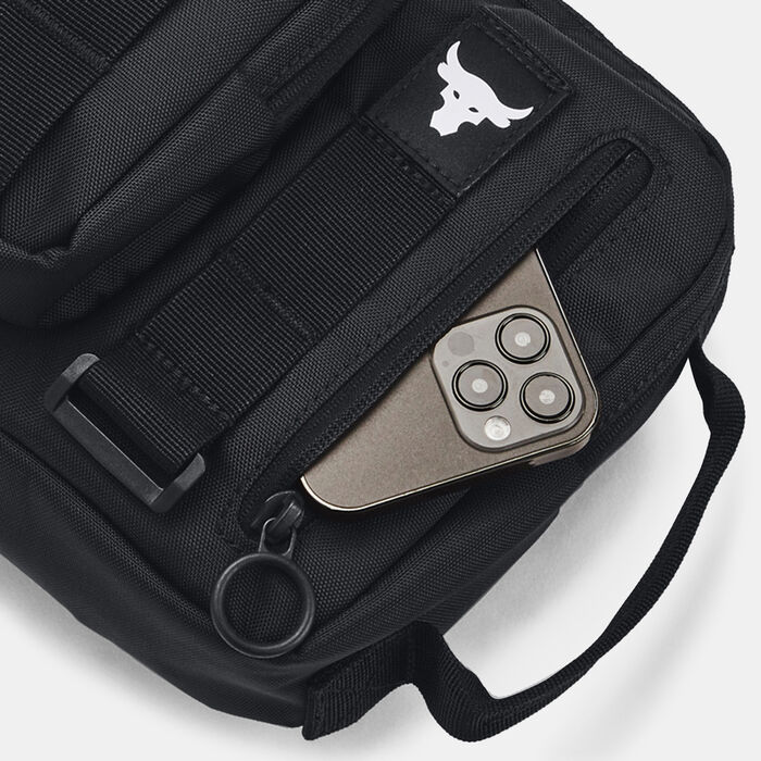 Under Armour Men's Project Rock Waist Pack Black image number 1