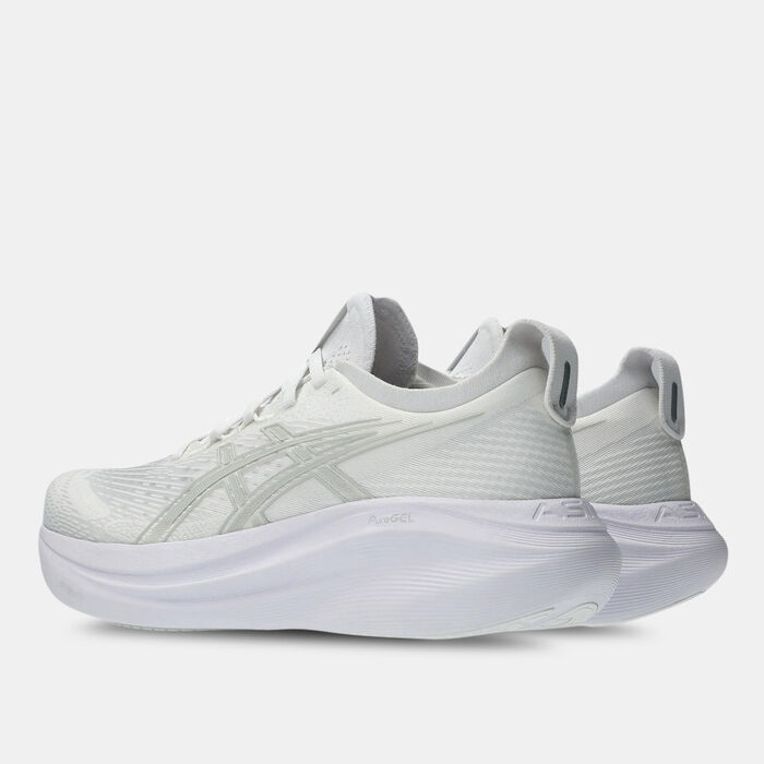 ASICS Men's GEL-NIMBUS 27 Running Shoes White image number 2