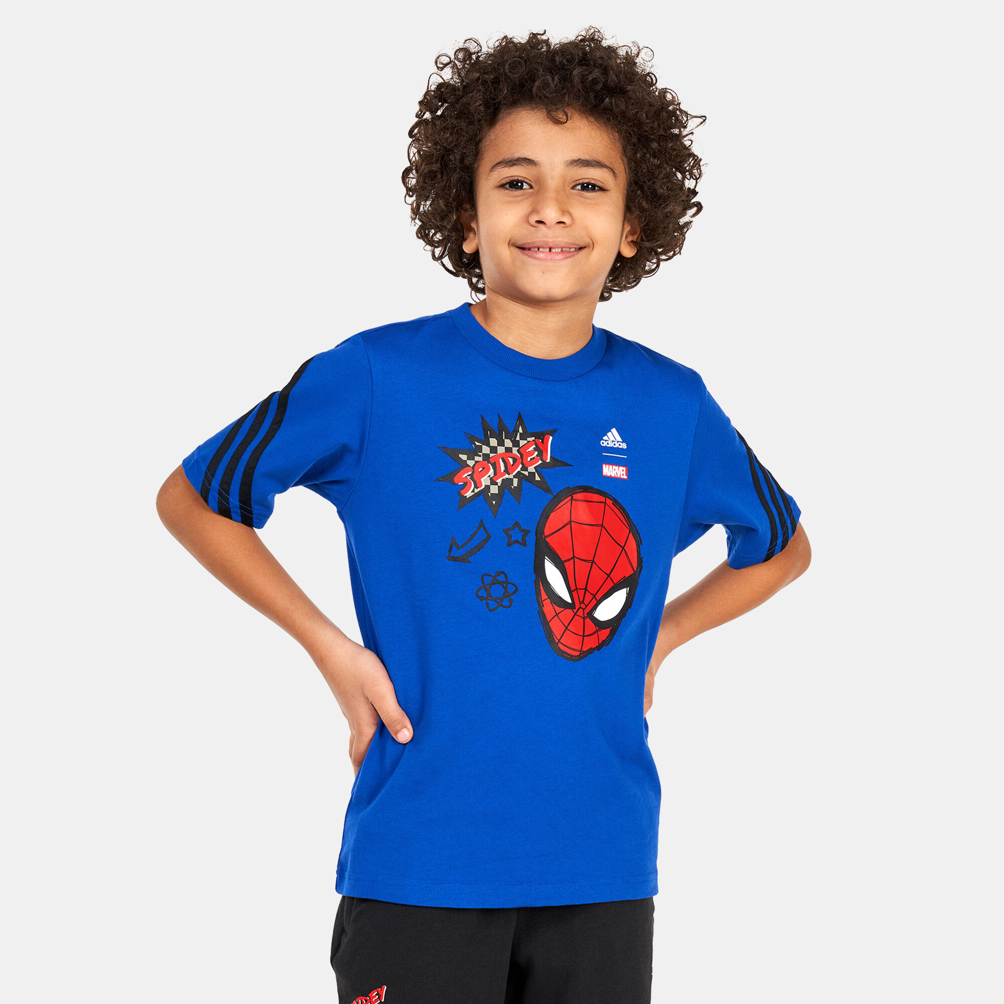 Adidas spiderman hot sale t shirt