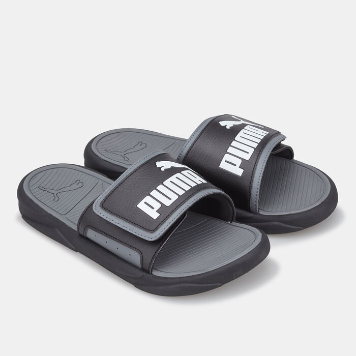PUMA Men's Royalcat Comfort Slides Black image number 0