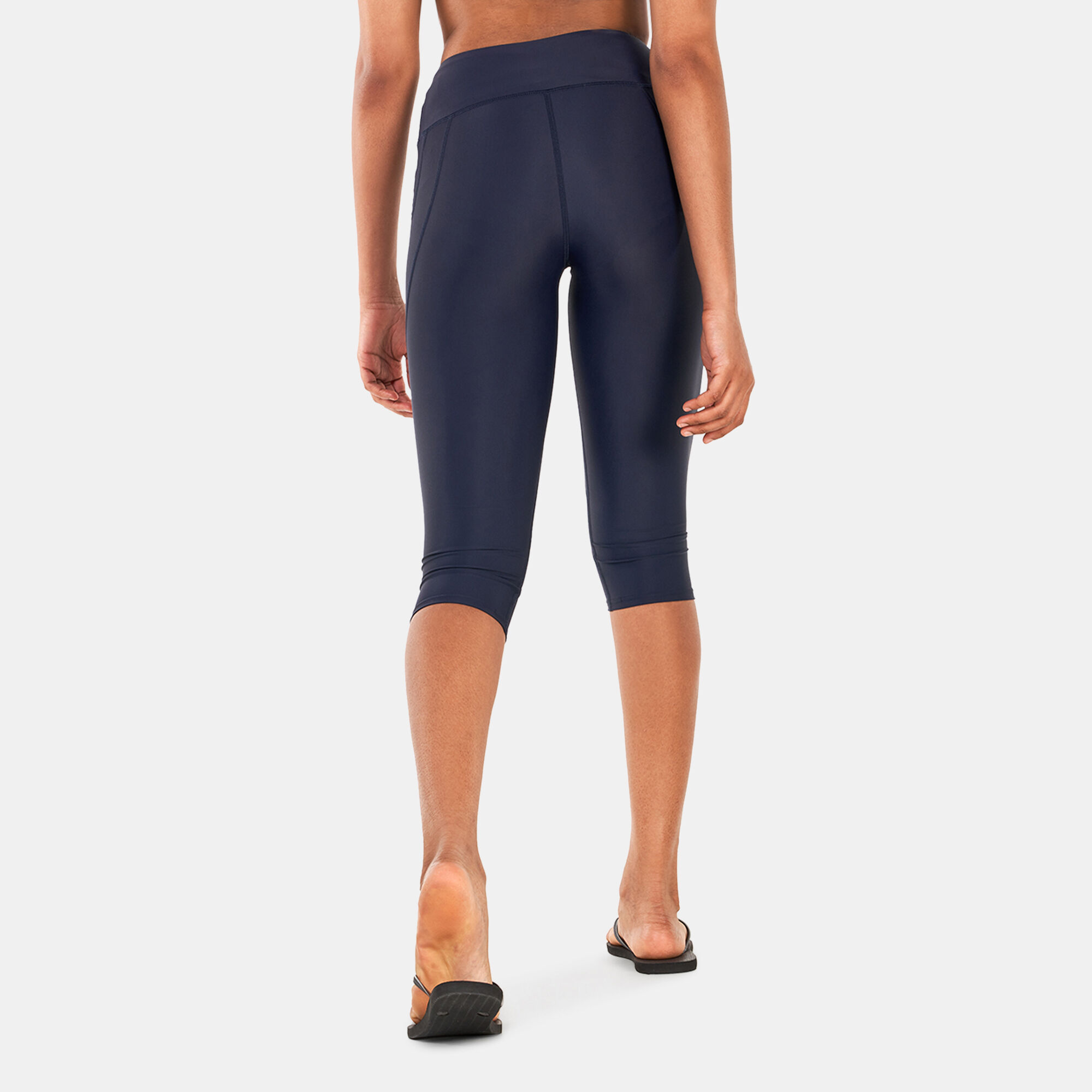 Womens Logo 3 4 Swimming Leggings
