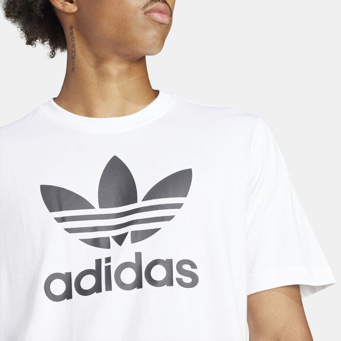 adidas Originals Men's Adicolor Trefoil T-Shirt White image number 3