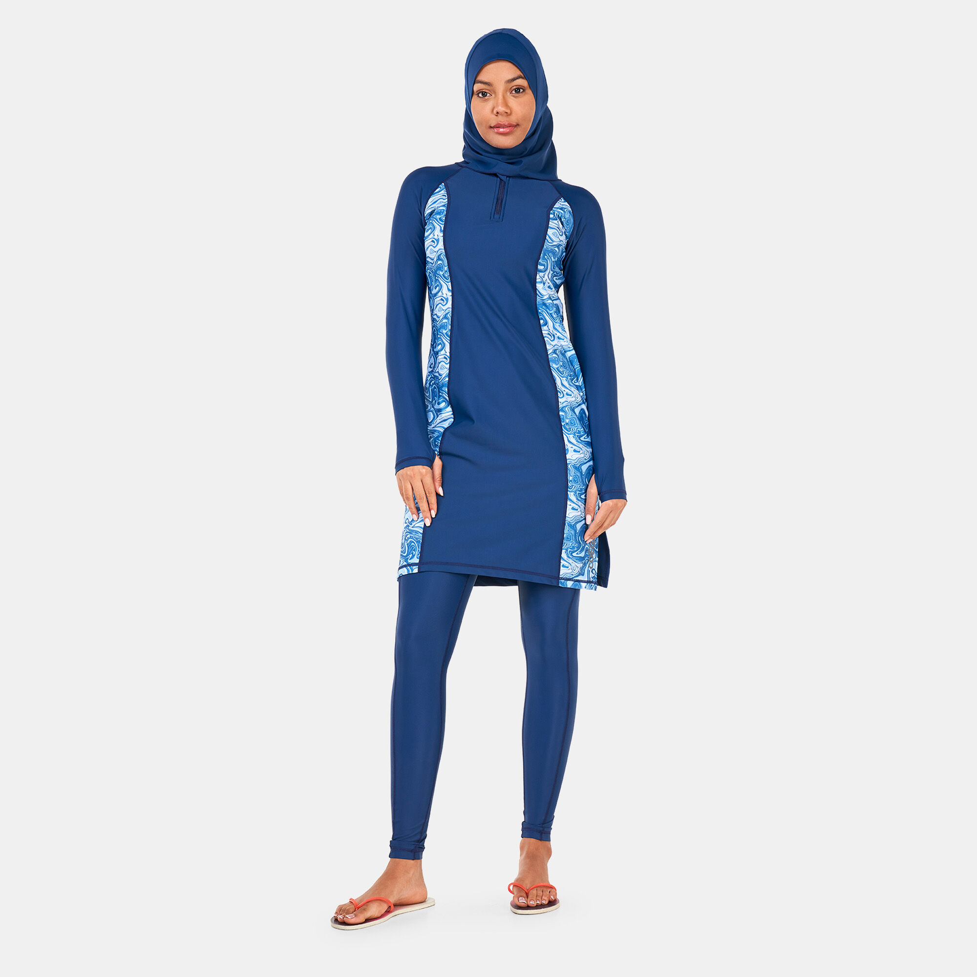 Women s Modest 3 Piece Swimming Set Blue COEGA in Kuwait SSS