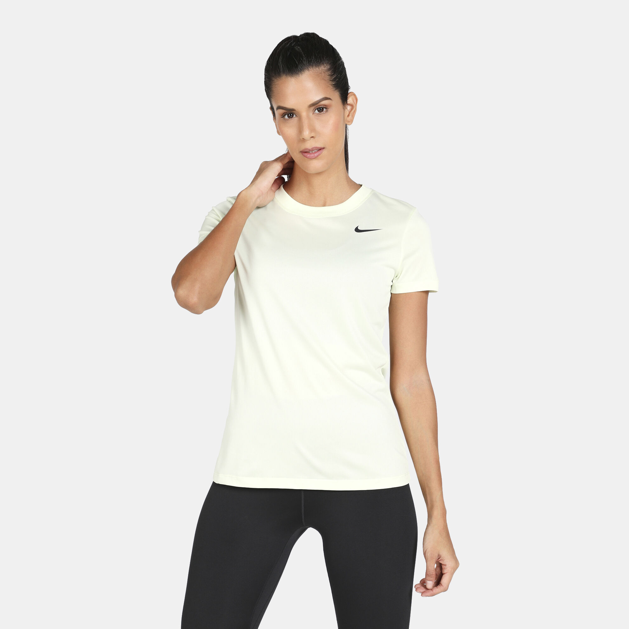 Buy Nike Women s Dri FIT Legend T Shirt Green in Kuwait SSS