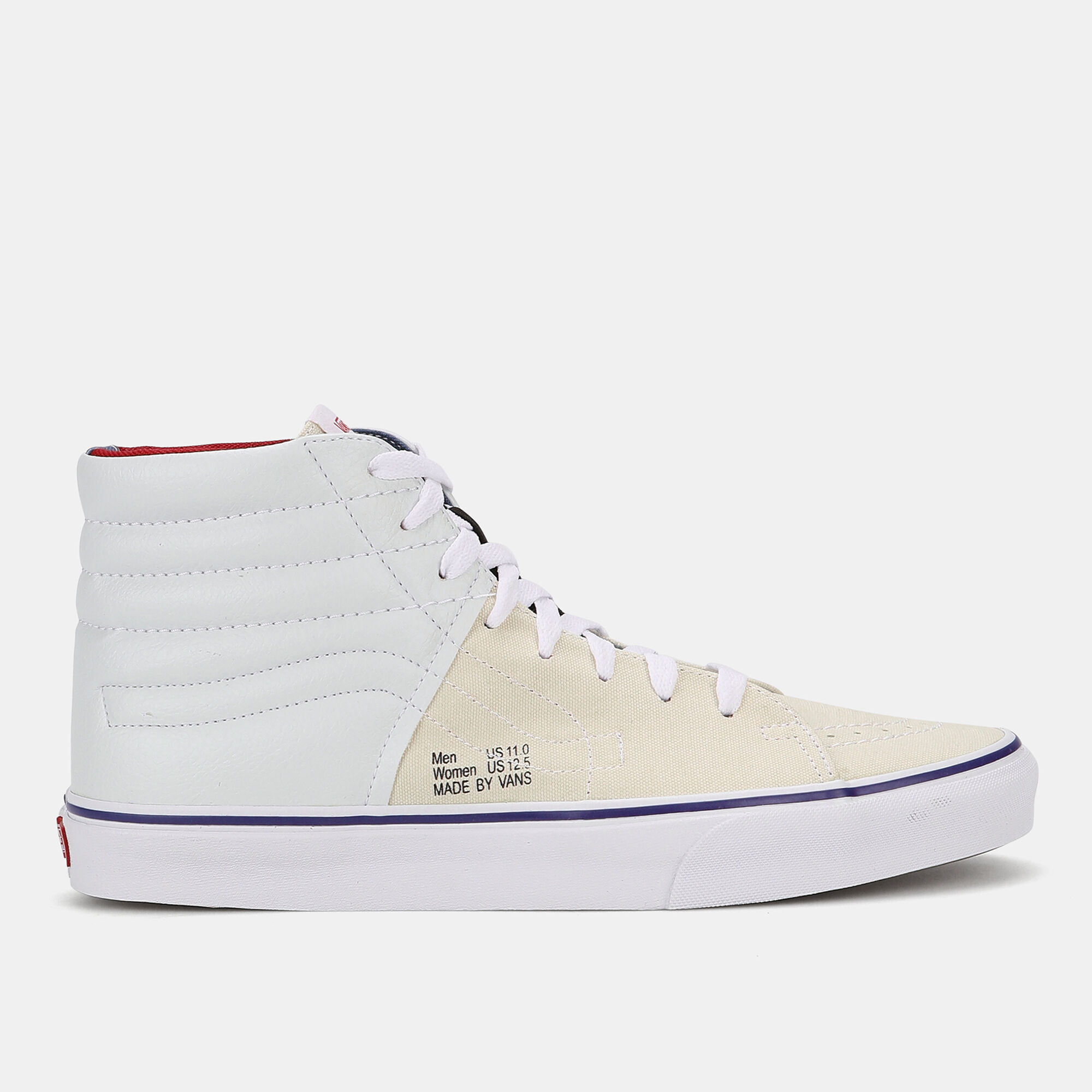 Vans outside top in sk8 hi