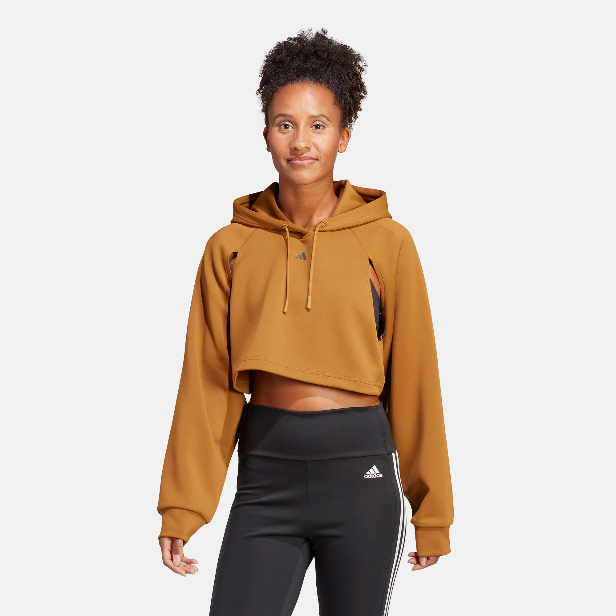 Adidas women's cropped sweatshirts online