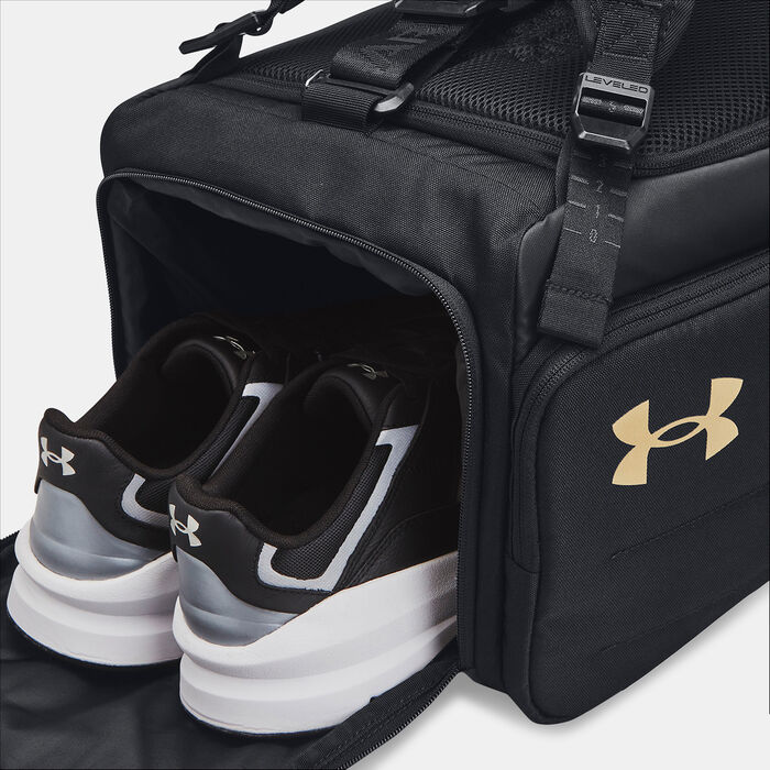 Under Armour Contain Duo Backpack Duffle Bag Black image number 4