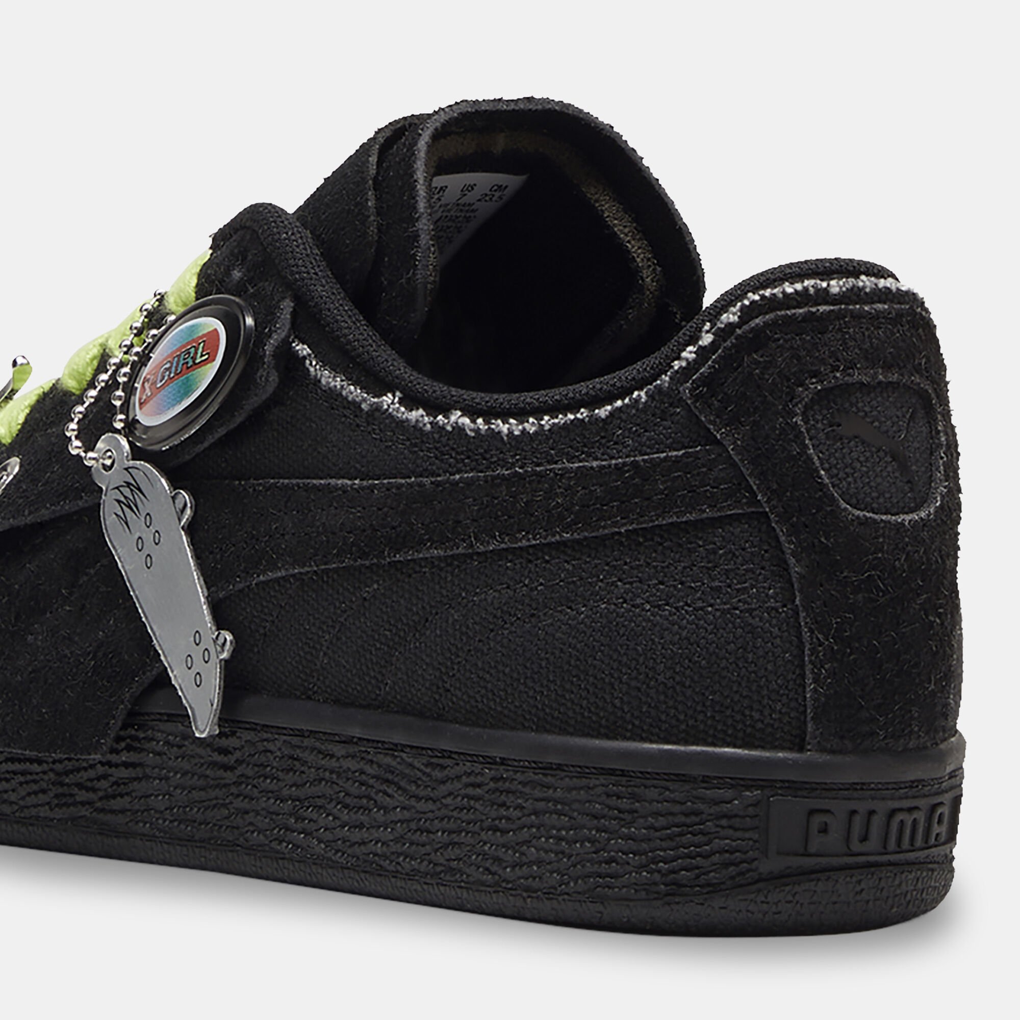 Puma satin black sale