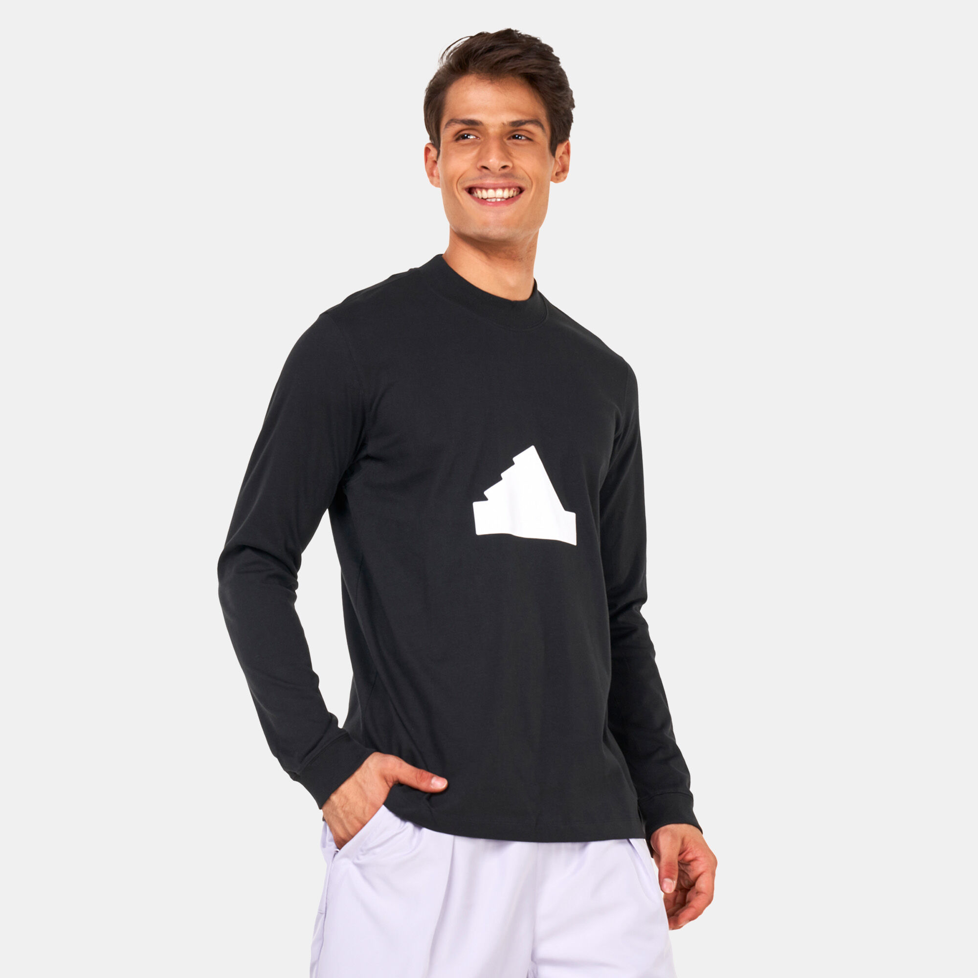 Long sleeve adidas shirt mens cheap