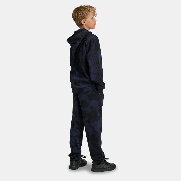adidas Kids' Future Icons Camo Joggers Black image number 1