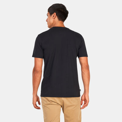 Timberland Men's Linear Logo Seasonal Camo T-Shirt Black