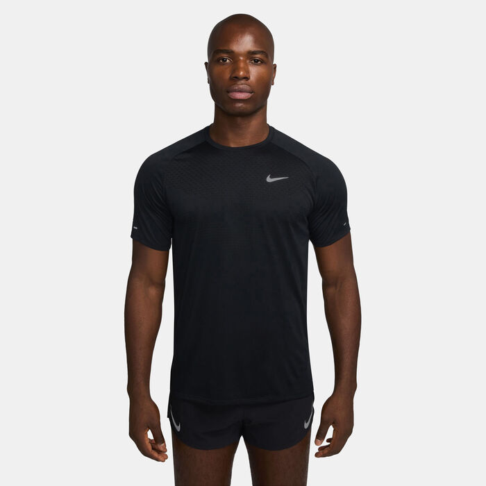 Nike Men's Stride Dri-FIT ADV Running Top Black image number 0