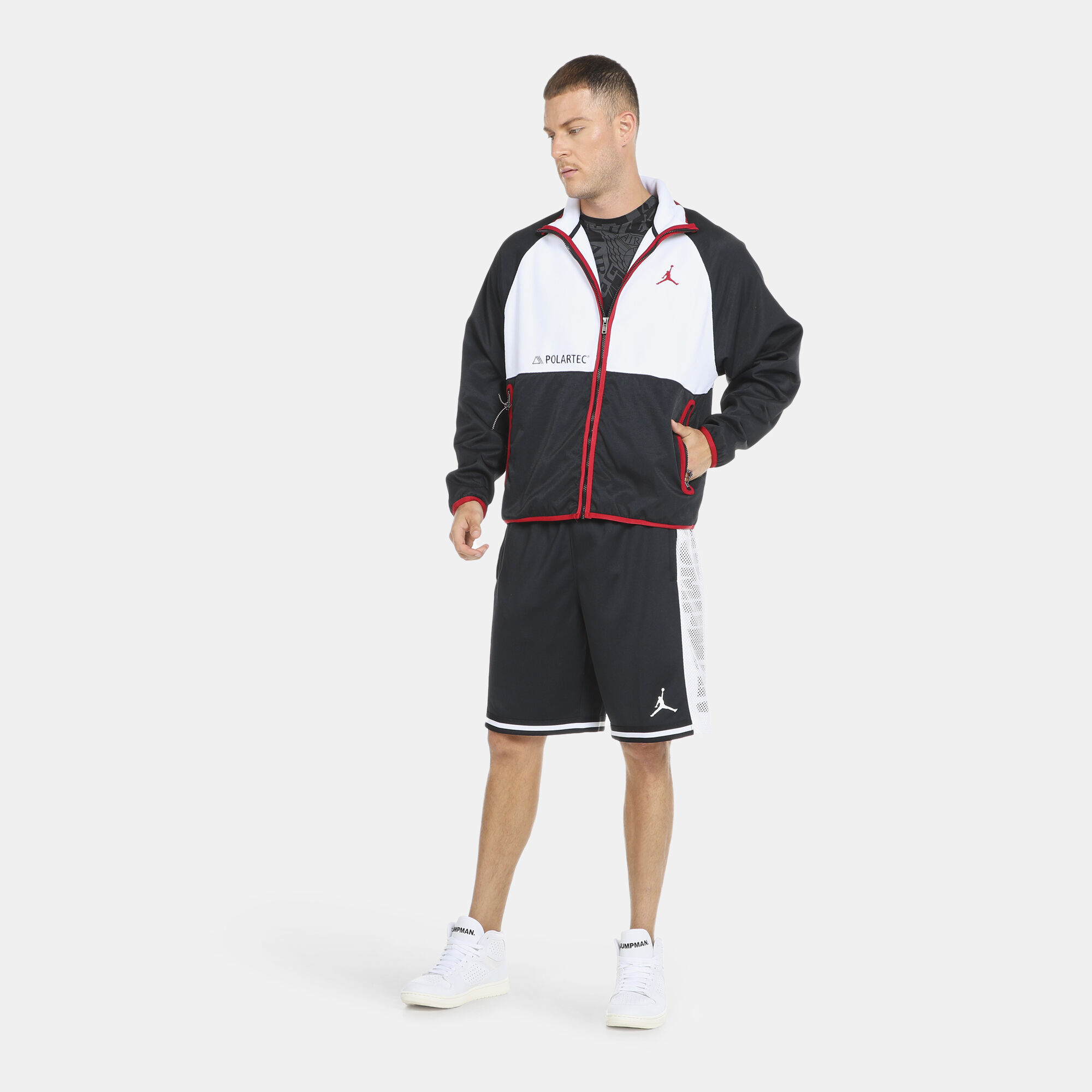 Buy Jordan Men s Air Jordan AJ11 Polartec Fleece Jacket Black in