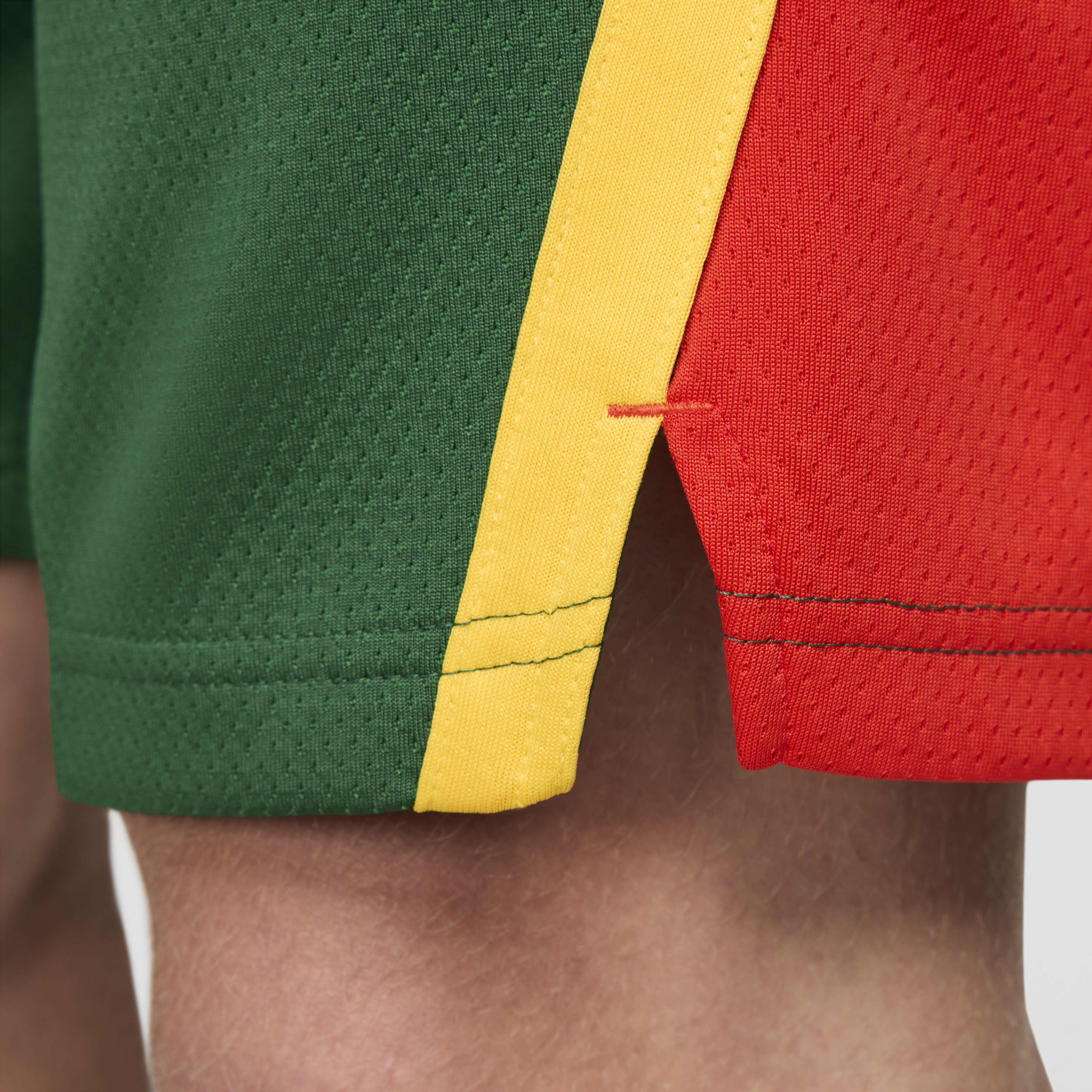 Green red and yellow nike shorts online