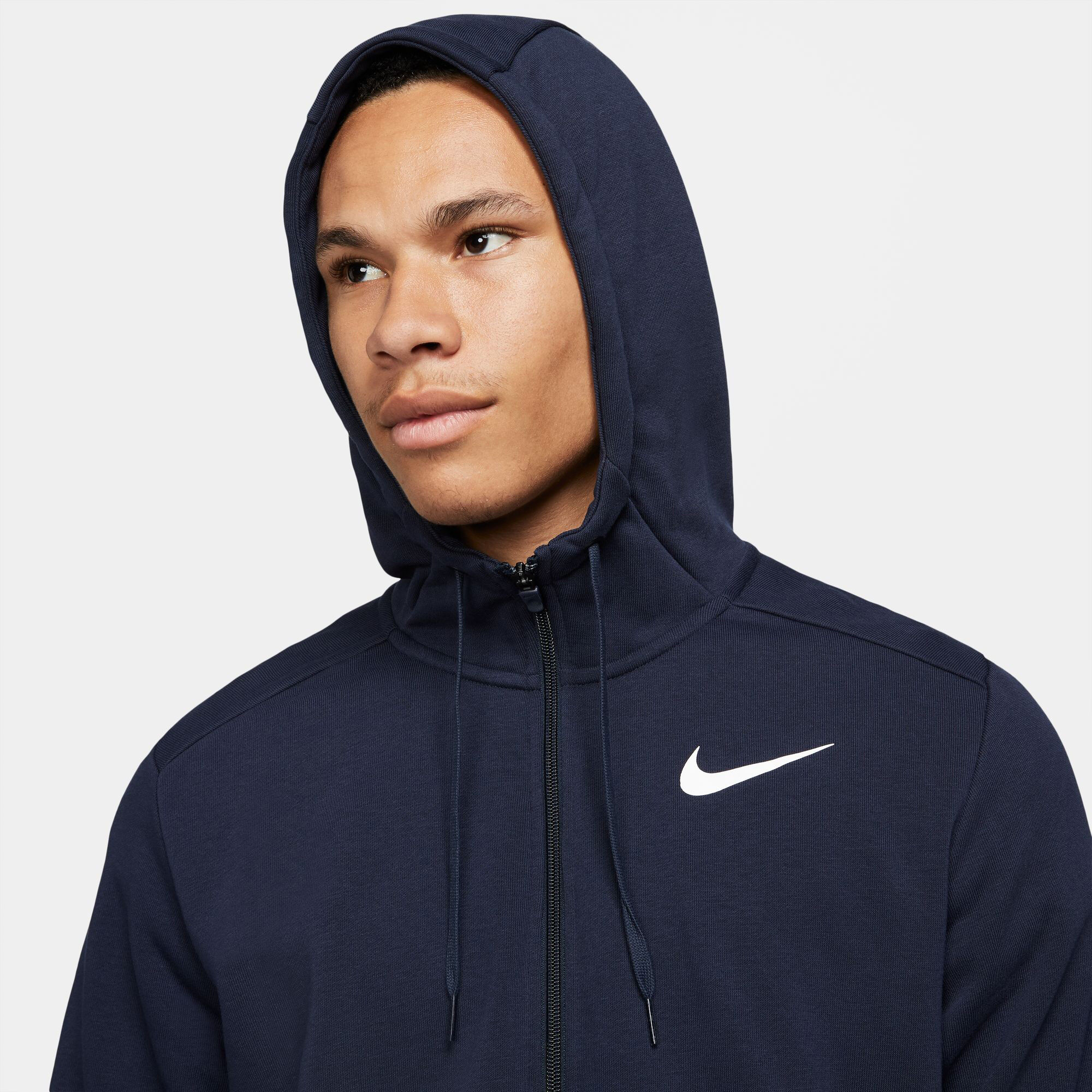 Men s Dry Dri FIT Fitness Full Zip Hoodie Blue Nike in Kuwait SSS