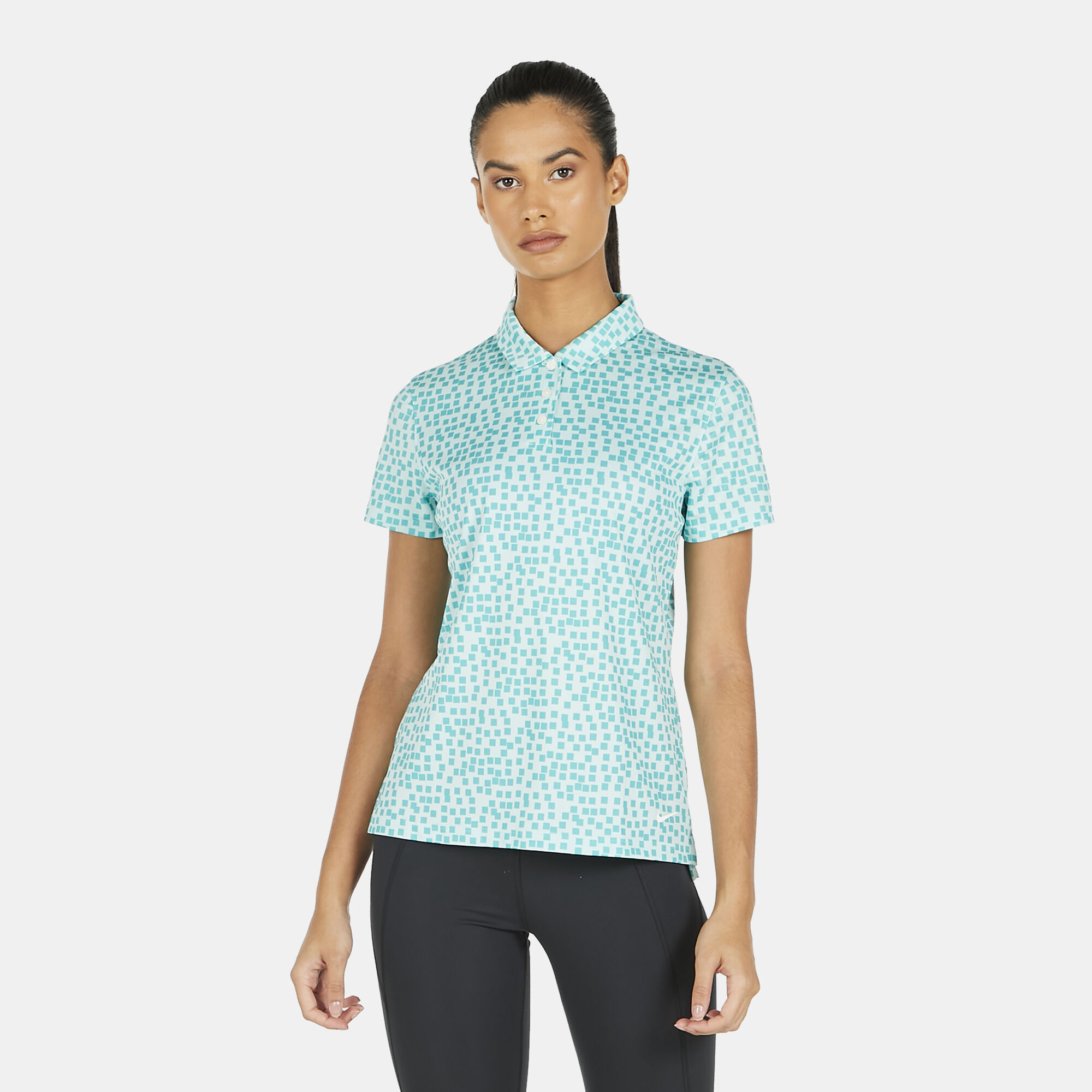 Women s Dri FIT Printed Golf Polo T Shirt Green Nike Golf in Kuwait SSS