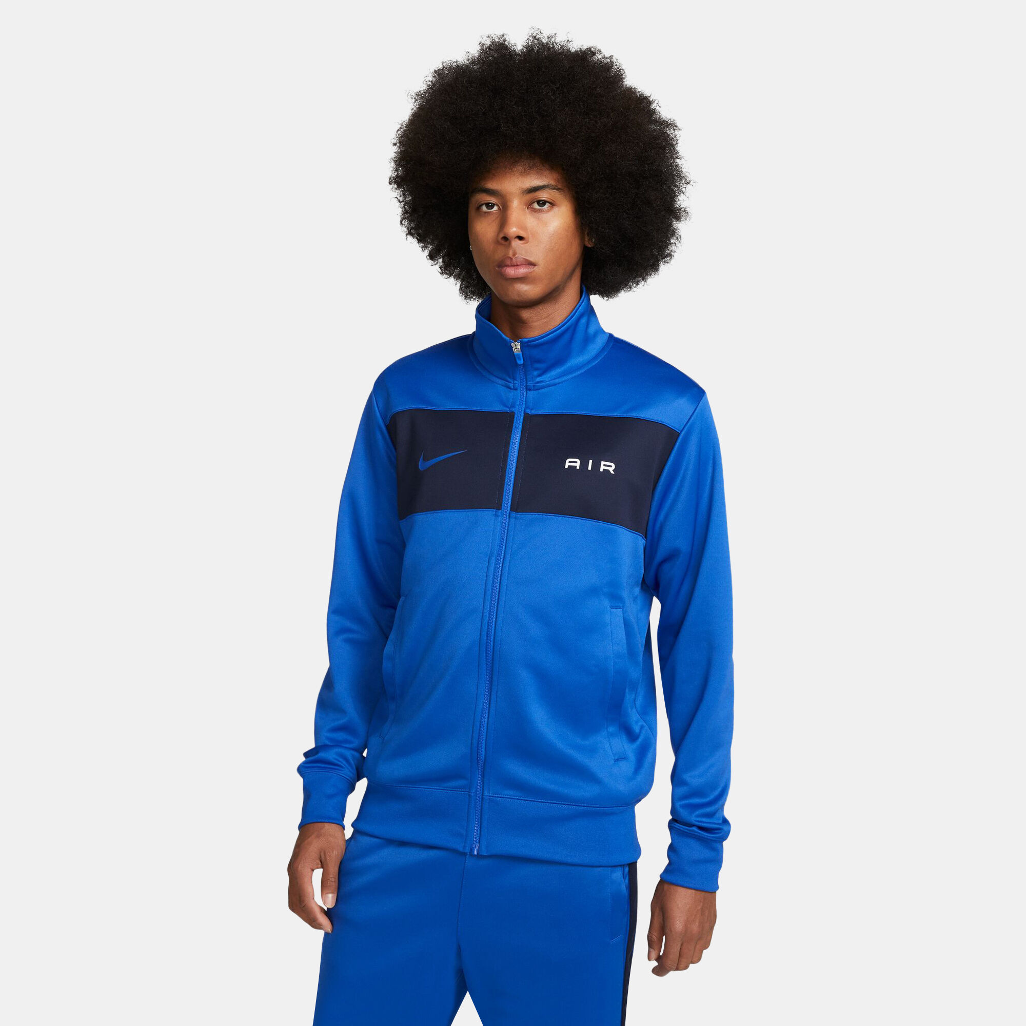 Nike air jacket blue on sale