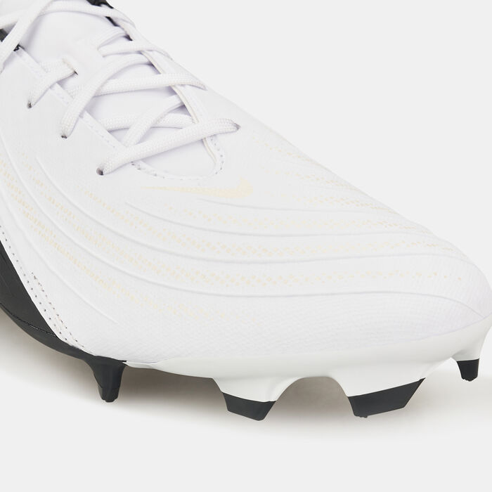 Nike Men's Phantom GX 2 Academy Firm Ground/Multi-Ground Football Shoes White image number 4