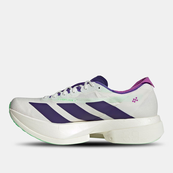 adidas Men's Adizero Adios Pro 4 Running Shoes White image number 2