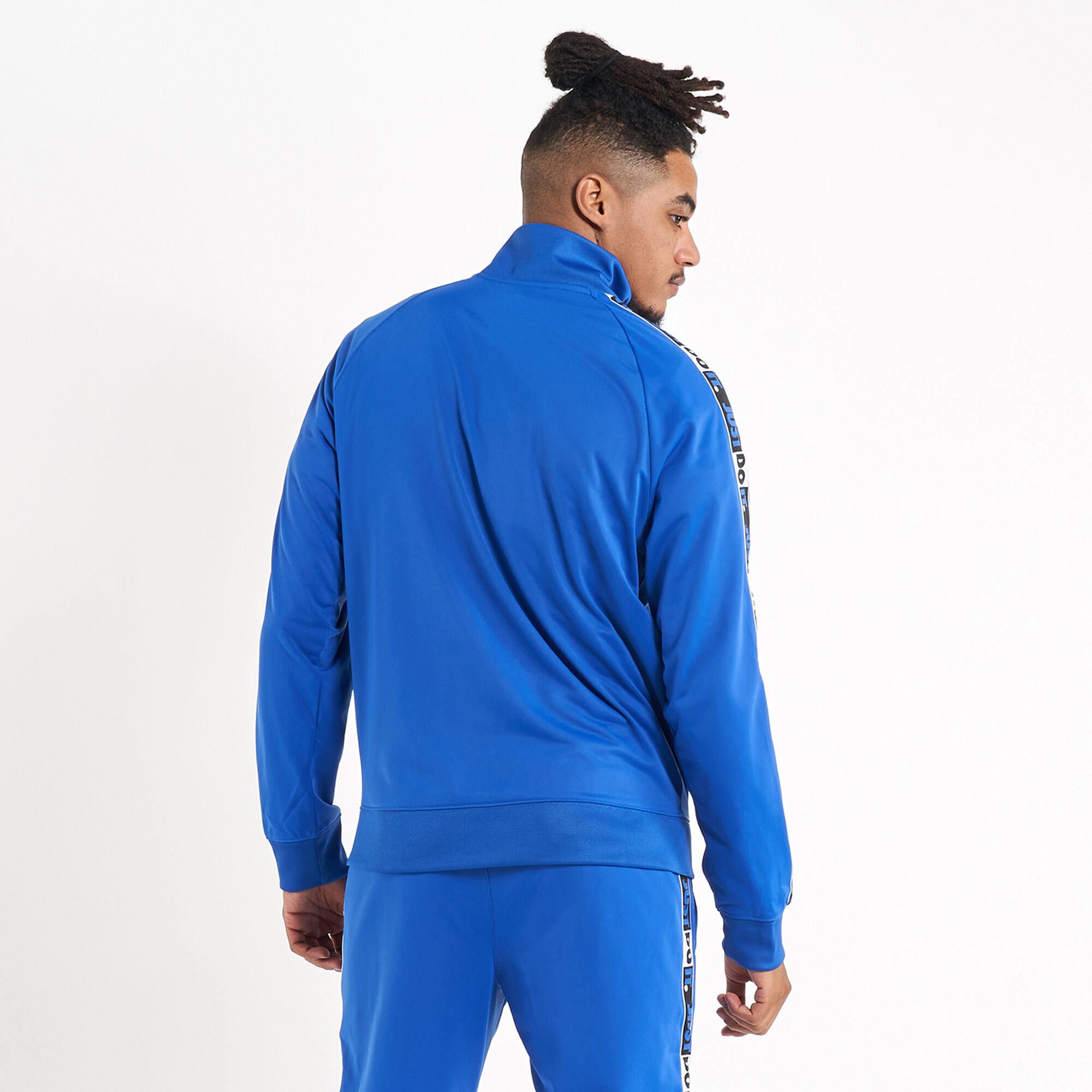 Nike taped discount tracksuit blue