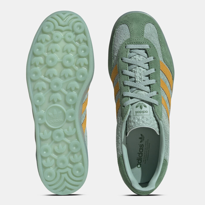 adidas Originals Women's Gazelle Indoor Shoes Green image number 4