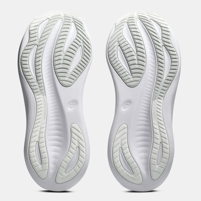 ASICS Men's GEL-NIMBUS 27 Running Shoes White image number 3