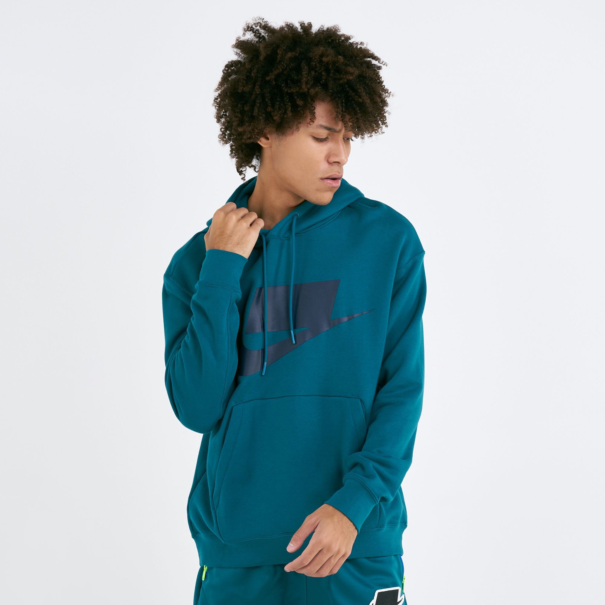 Nike nsw hoodie green shop