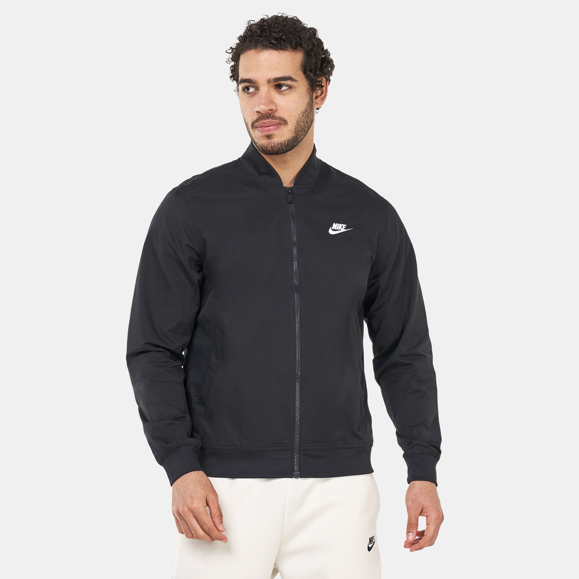 Men s Sportswear Essentials Bomber Jacket Black Nike in Kuwait SSS