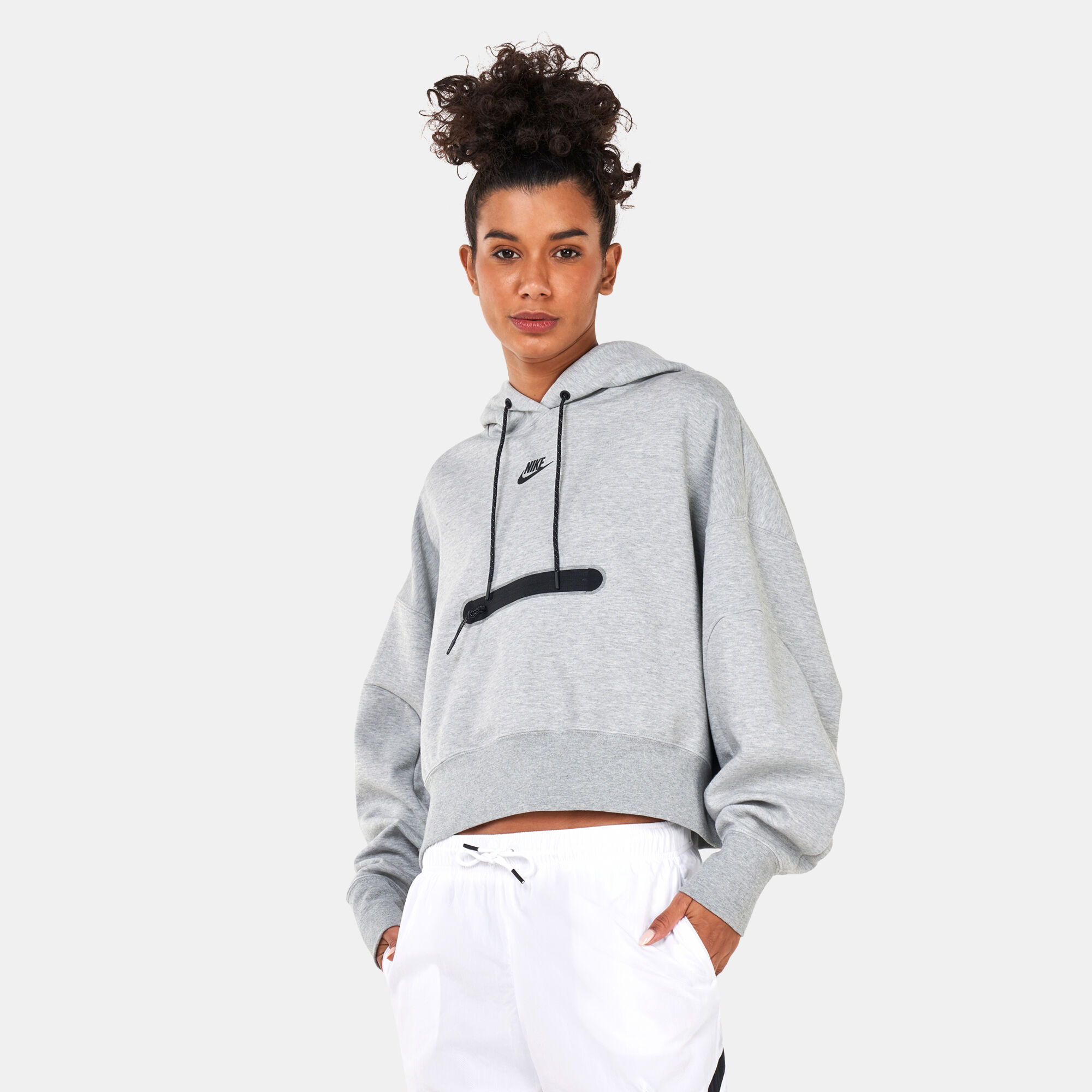 Women s Sportswear Tech Fleece Over Oversized Crop Pullover Hoodie