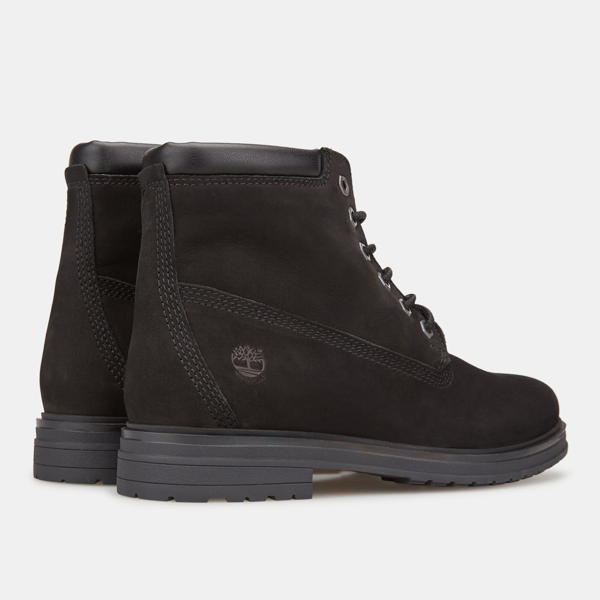 Timberland slim 6 online inch logo boots black