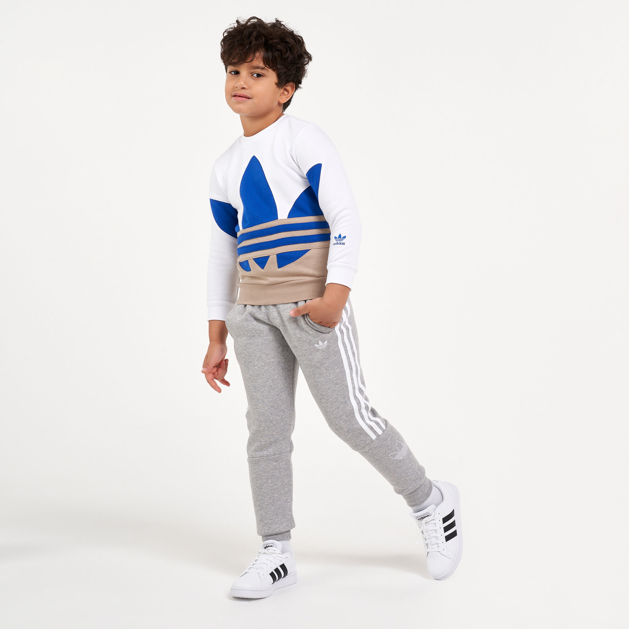 Buy adidas Originals Kids Big Trefoil Sweatshirt Older Kids
