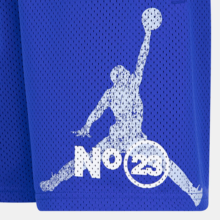 Jordan Kids' 1984 Jumpman Mesh Shorts Blue image number 3