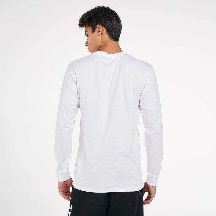 Vans Men's Classic Long Sleeves T-Shirt White image number 1