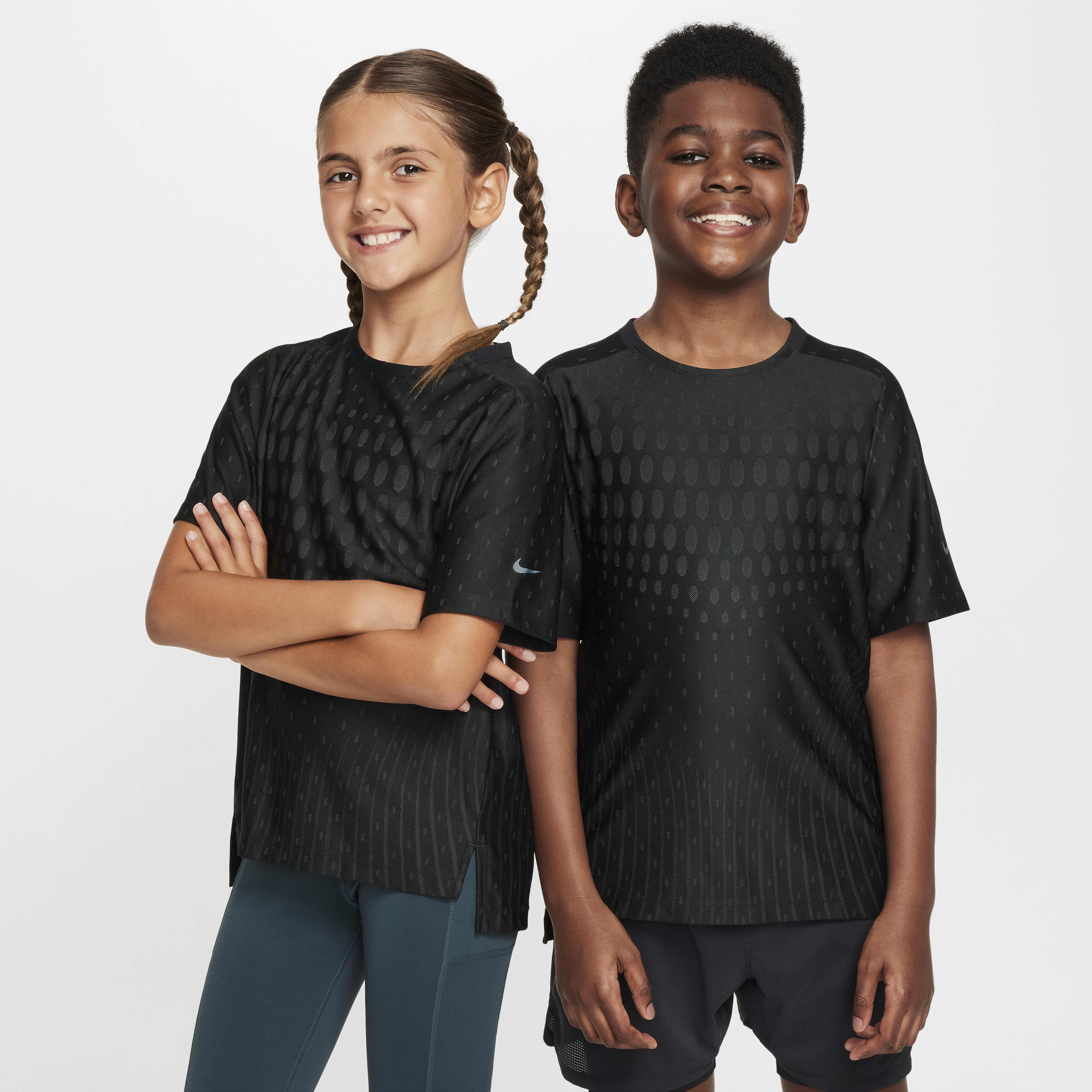 Kids Multi Tech Dri FIT ADV Training Top Black Nike in Kuwait SSS