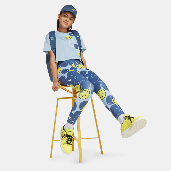 adidas Kids' Smileyworld Training T-Shirt Blue image number 2
