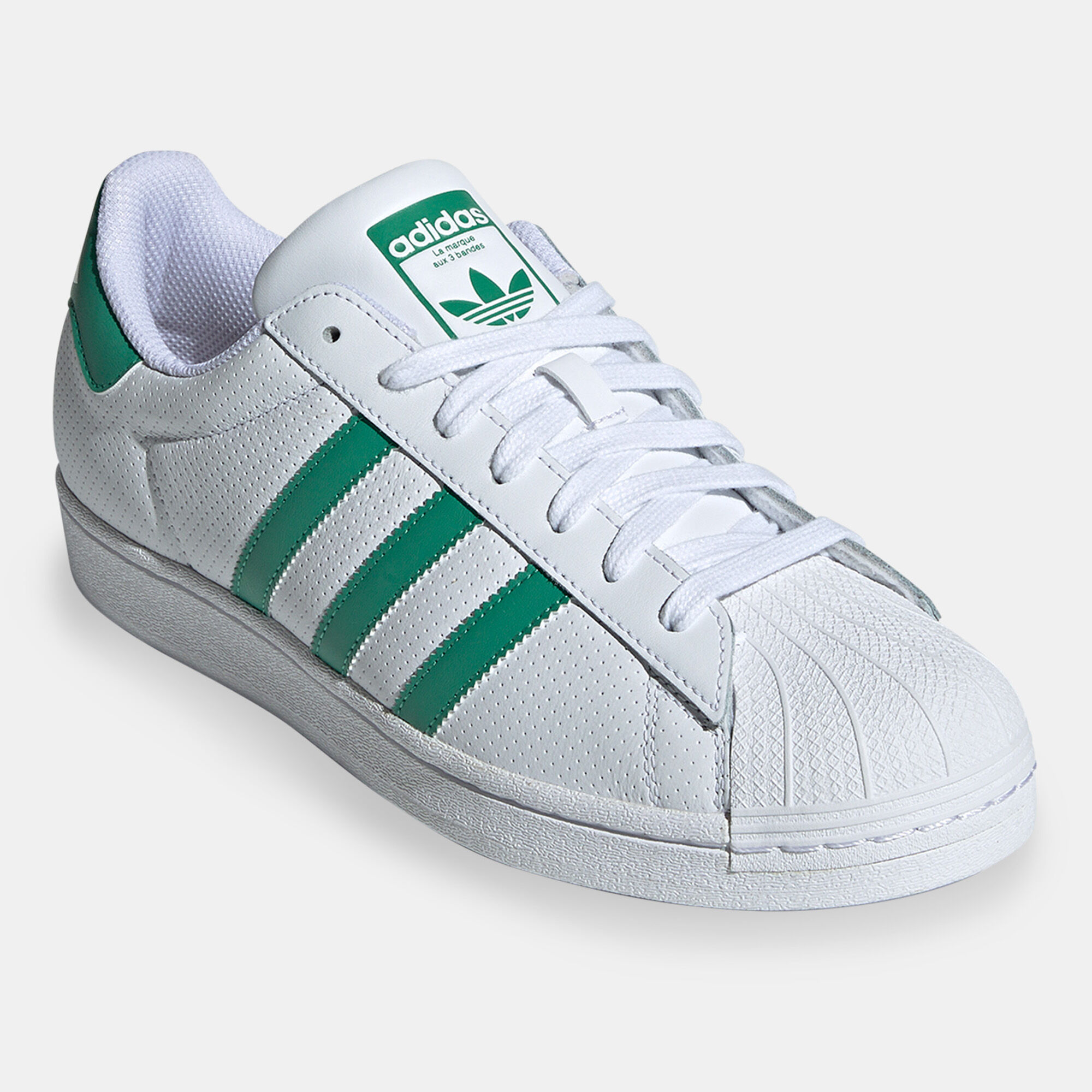 Green adidas superstar shoes sales