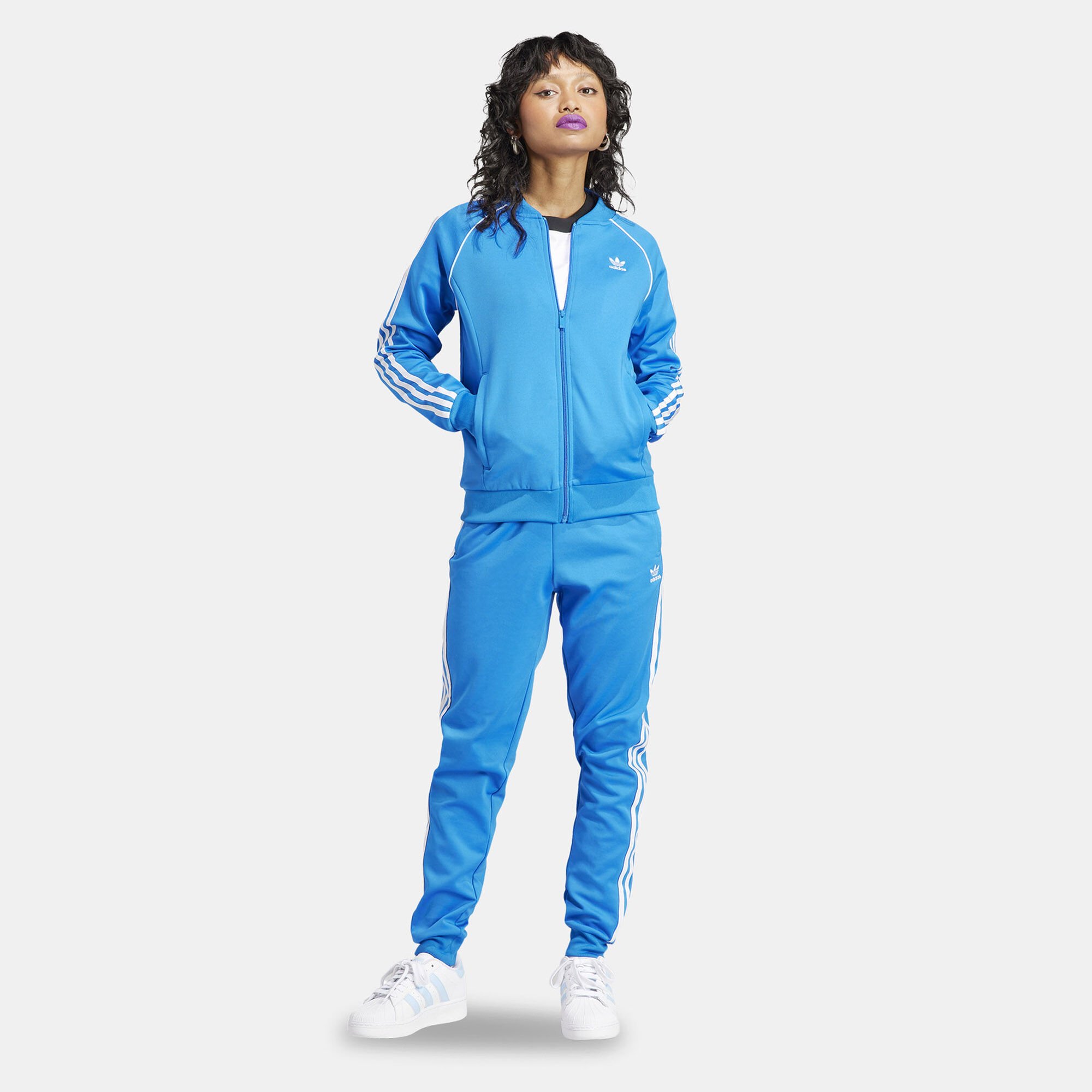 Adidas cuffed track pants women top
