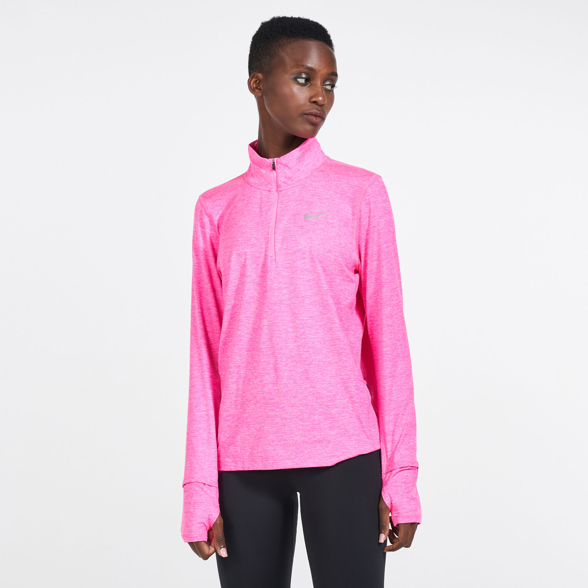 Nike element hotsell half zip women's